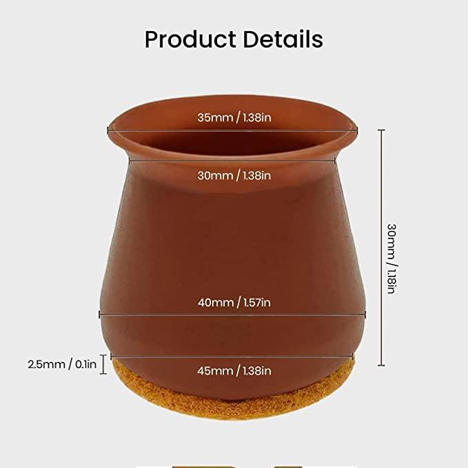 Baazero Chair Leg Floor Protectors