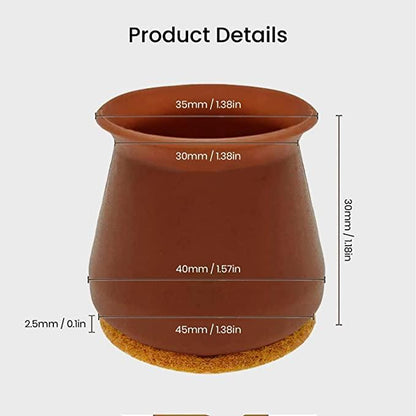 Baazero Chair Leg Floor Protectors