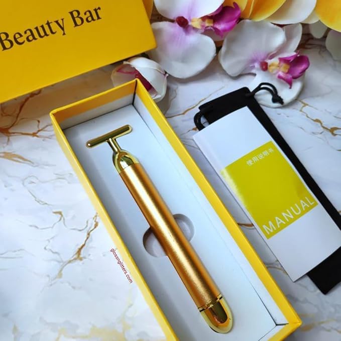 Baazero 24k Gold Energy Electric Face Massager