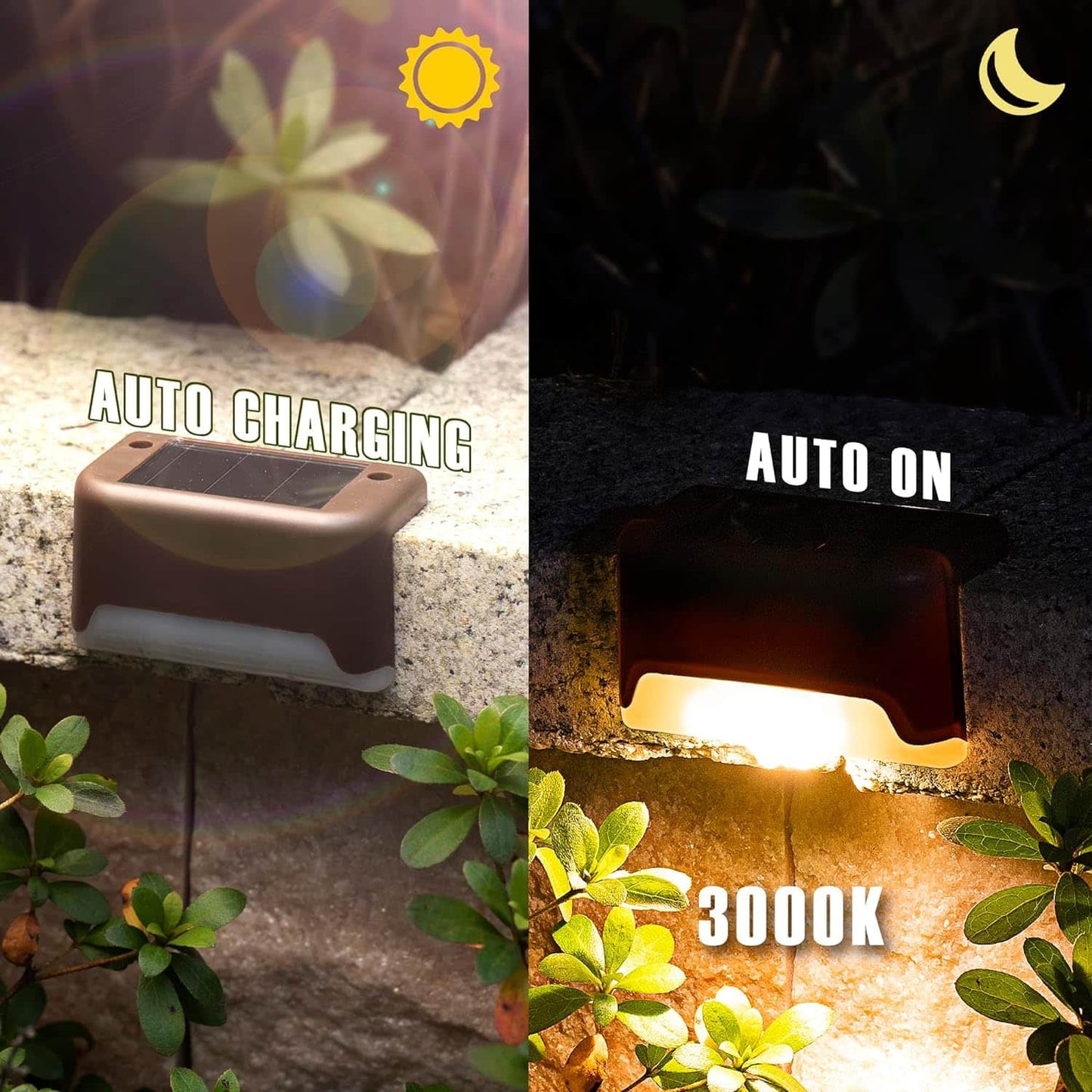 Baazero Solar Deck Lights Outdoor